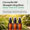 Citronella Oil Spray Set of 3 Combo