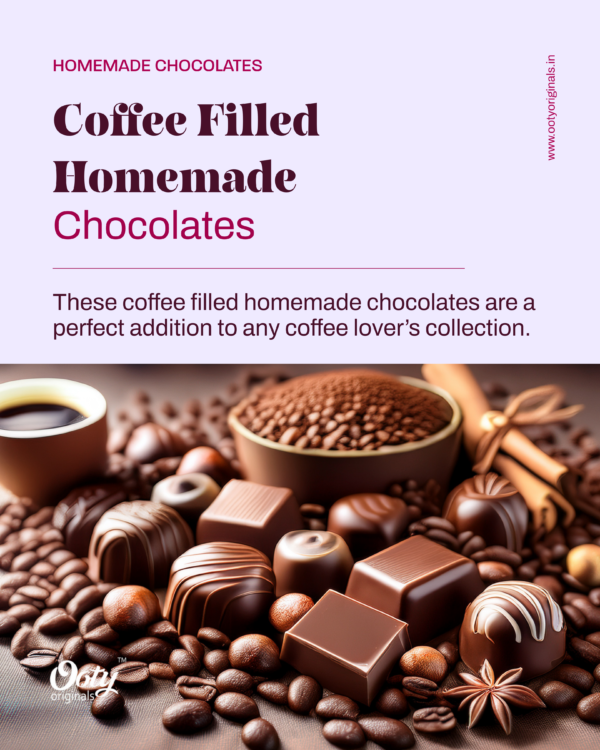 Coffee Filled Homemade Chocolates