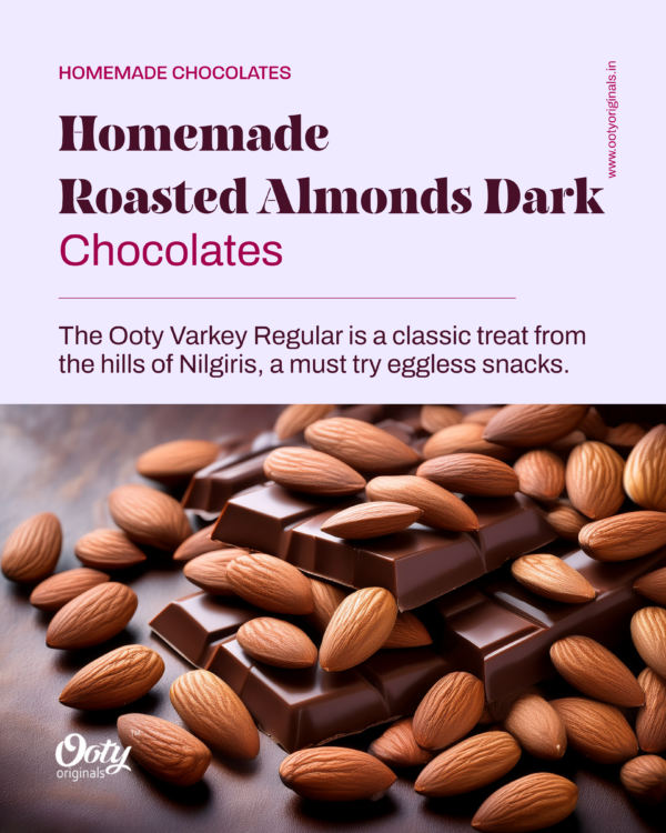 Roasted Almonds Dark Chocolates
