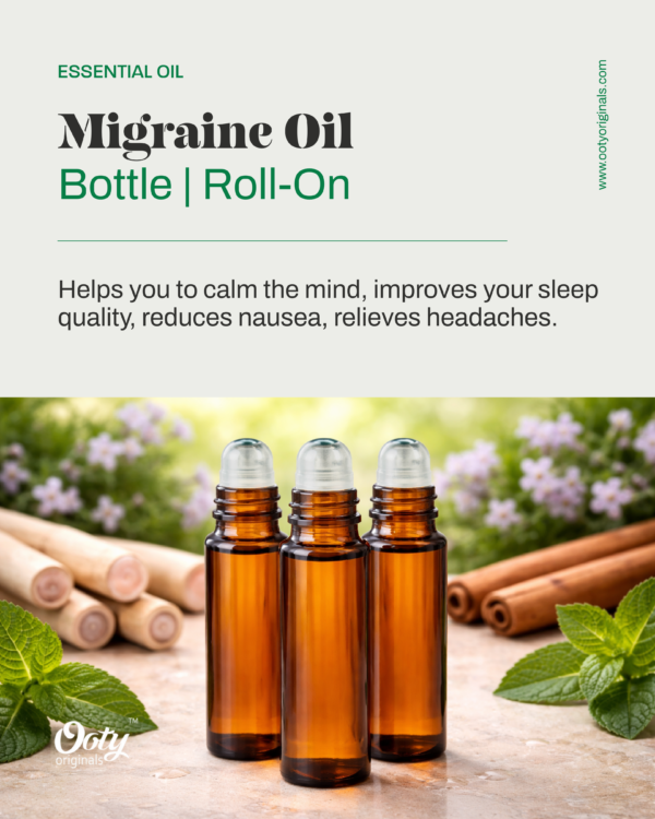 Migraine Oil Roll-on Set of 3 Combo