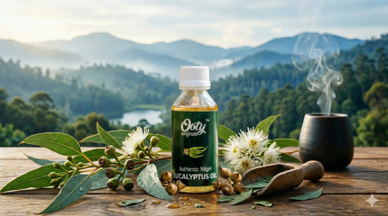 Steam distillation of eucalyptus oil