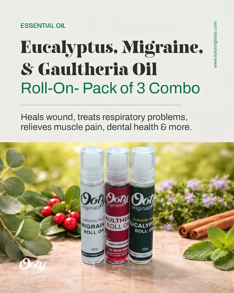 Eucalyptus Oil/ Gaultheria Oil / Migraine Oil - Roll On