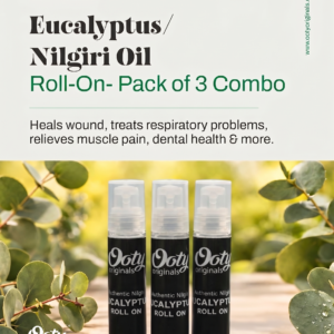 Eucalyptus Roll-on Combo Eucalyptus Oil Roll-On Set of 3 Combo