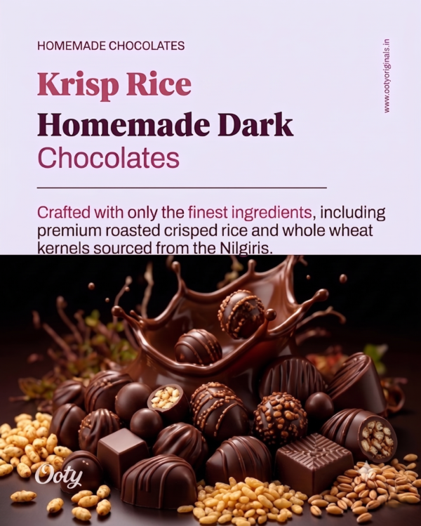 Krispy Dark Homemade Chocolates